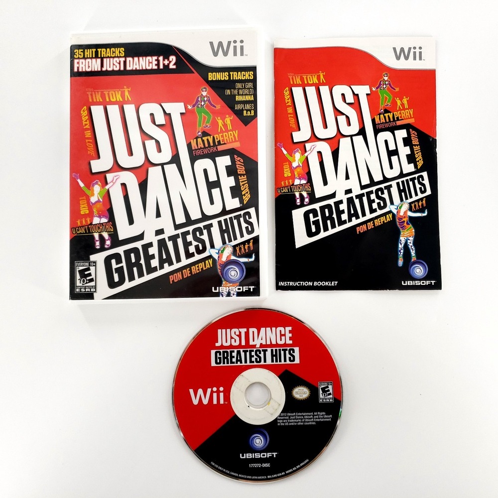 Just Dance Greatest Hits (Nintendo Wii, 2012) Complete Tested & Works